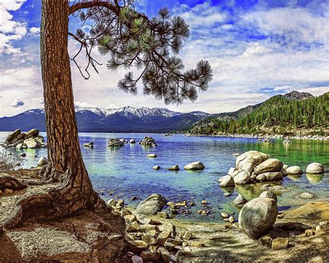 Sand Harbor State Park Lake Tahoe Nevada Photograph By Don Schimmel