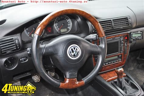 Volan Mahon Lemn Passat B Golf Bora Original Impecabil