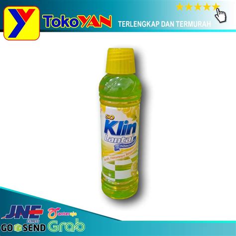 Jual So Klin Lantai Citrus Lemon Botol 450 Ml Shopee Indonesia