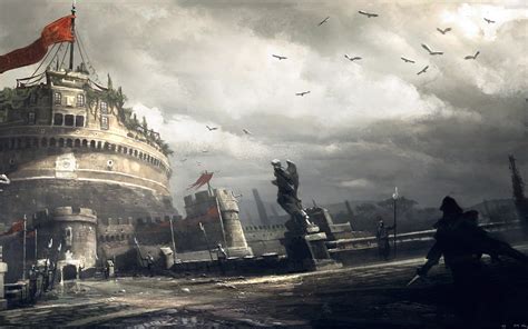 Assassins Creed Brotherhood Concept Art 1920x1200 Wallpaper