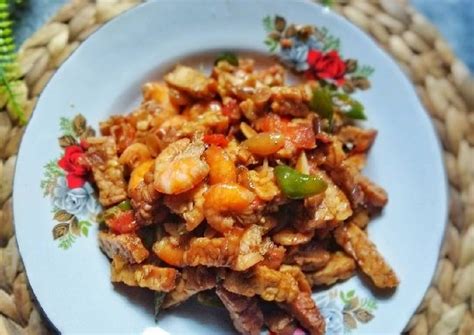 Resep Tumis Tempe Udang Saus Tiram Oleh Farhah Cookpad