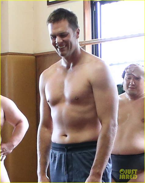 Tom Brady Goes Shirtless For Sumo Wrestling In Japan Video Photo