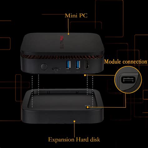 Onenuts Nut 4 Intel Windows 10 Mini PC Apollo Lake Celeron J3455 Dual