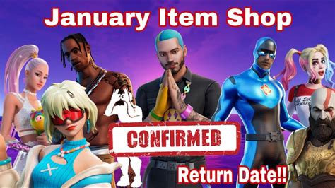 All The Skins That We Will Be Getting On January 2024 Item Shop Of