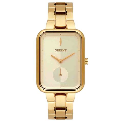 Rel Gio Dourado Feminino Orient Lgss C Kx Elister