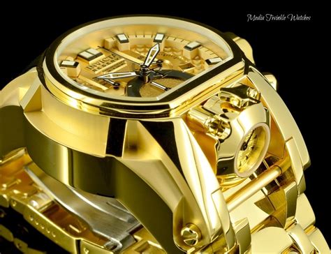 Reloj Invicta Hombre Bolt Zeus Magnum Mm Chapado Oro Kt S