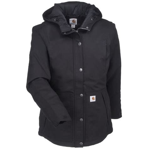 Carhartt Jackets: Full Swing Cryder 102246 001 Women's Insulated Black Jacket