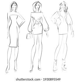 Female Mannequin Sketch Photos, Images & Pictures | Shutterstock