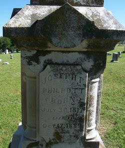 Joseph Paxton Philpott Memorial Find A Grave