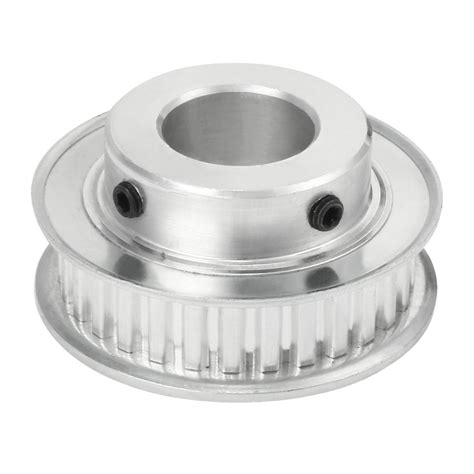 Sourcing Map Aluminum XL 30 Teeth 20mm Bore Timing Belt Idler Pulley