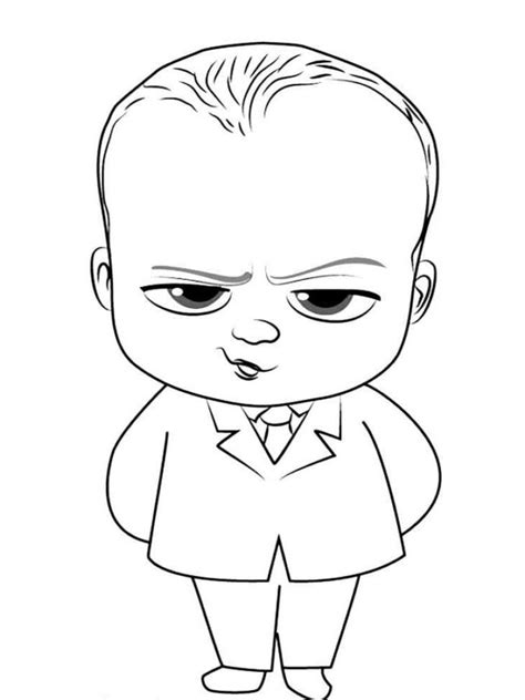 The Boss Baby Coloring Pages Pictures Free Printable