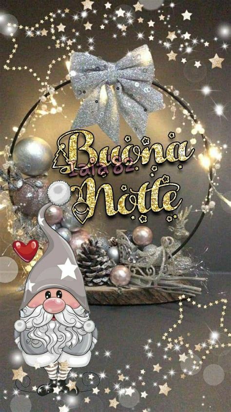 Buona Notte Di Iaia Christmas Card With Santa Claus