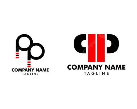 Collection Of Logo Templates Featuring Initial Letter Pp Design Vector Management Letter Pp