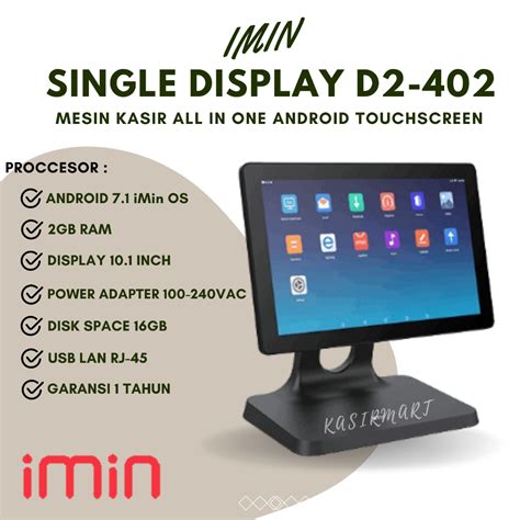 Jual Mesin Kasir Android IMin D2 402 All In One POS Android Imin D2 402