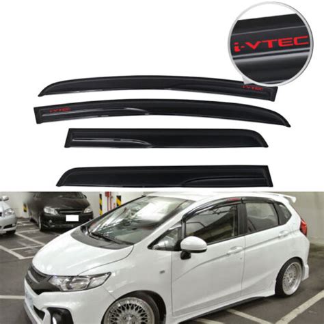 Fit 15 19 Honda Fit Hatchback Window Visors Mugen Style Rain Sun Guard