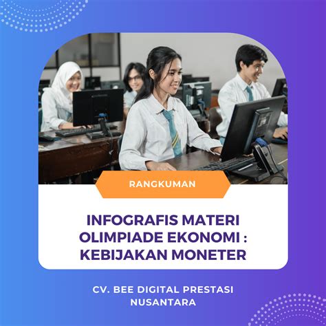 INFOGRAFIS MATERI OLIMPIADE EKONOMI KEBIJAKAN MONETER Belajaria