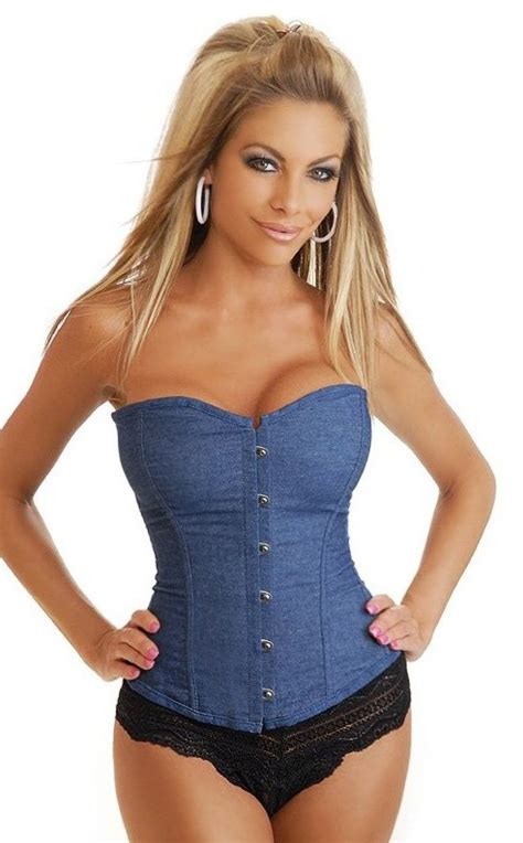 Strapless Denim Corset SpicyLegs