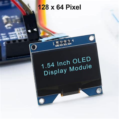 MELIFE 2pcs 1 54 Inch OLED I2C IIC Display Module 128x64 Pixel SSD1309