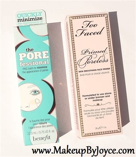 Makeupbyjoyce Review Comparison Benefit The Porefessional