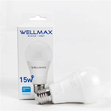 Lampara Led 15w Equivale 125w A65 E27 Fria Wellmax — Kroser