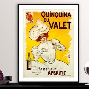 Quinquina Du Valet Aperitif Vintage Food Drink Posters By Misti Poster