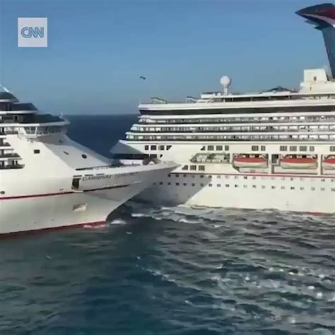 The Carnival Glory and Carnival Legend cruise ships collided Friday ...