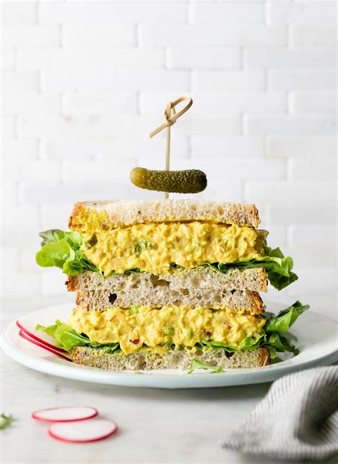 The Simple Veganista Chickpea Egg Salad Sandwich HappyCow