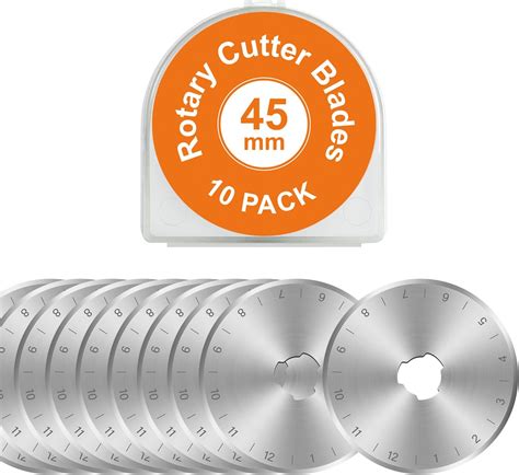 Amazon Ultima 45mm Rotary Cutter Blades 10 Blades Per Pack