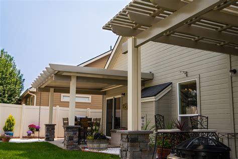 Opening Roof Pergola Modern Patio Boise By Shadeworks Inc