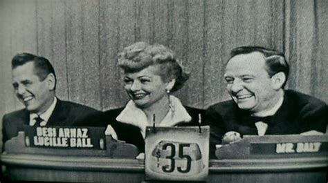 Desi Arnaz, Lucille Ball & John Daly on What's My Line 1955 | What's my line, I love lucy, Tv ...