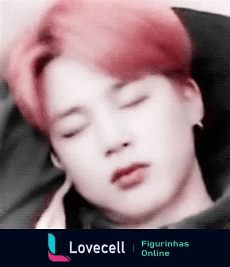 Figurinha Jimin Soft Dormindo Para Whatsapp Lovecell