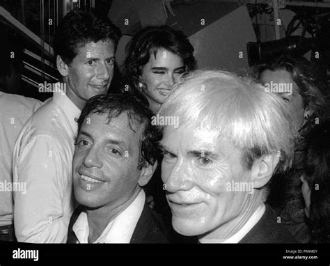 Calvin Klein Brooke Shields Steve Rubell Und Andy Warhol Bei Studio