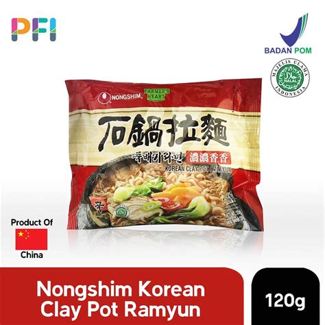 Jual Nongshim Claypot Ramyun 120gr Shopee Indonesia