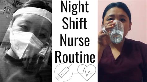 Night Shift Nurse Routine Day In The Life 14 Hour Shift Youtube