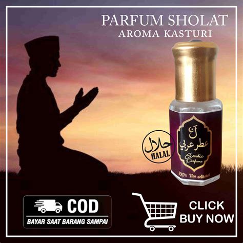 Parfum Solat Pria Minyak Kasturi Murni Bibit Import Tanpa Campuran Awet