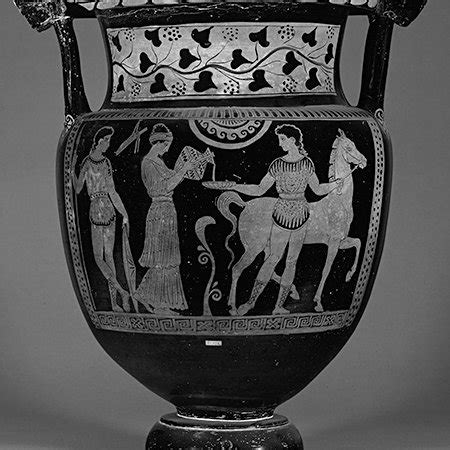 An Early Lucanian Red Figure Volute Krater Attributed To The Creusa