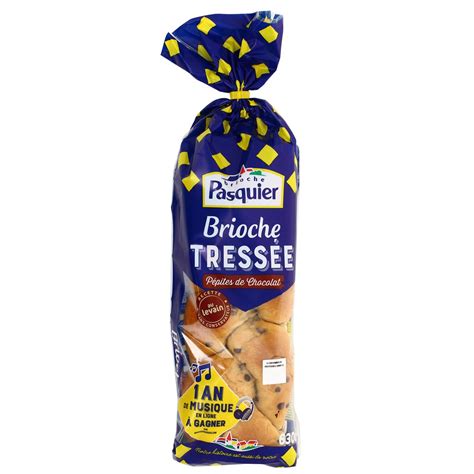 Achat Vente Pasquier Brioche tressée aux Pépites de Chocolat 630g