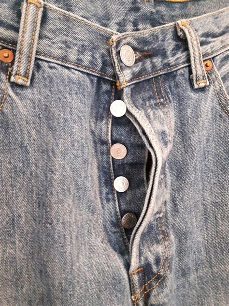 Vintage Levis 501 Jeans Button Fly 5 Pocket Denim Etsy