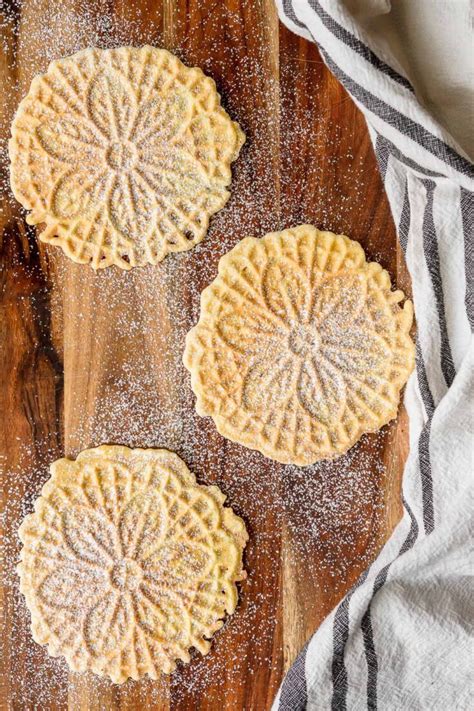 Classic Pizzelle Recipe For Italian Waffle Cookies