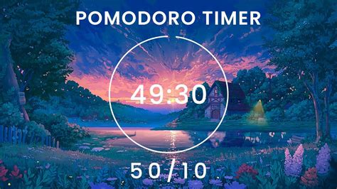 POMODORO TIMER 50 10 Deep Focus Study Work Concentration Chill Lo Fi