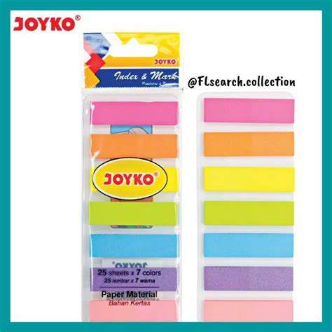 Jual Sticky Notes Pembatas Buku Sticky Joyko Sticky Warna Warni