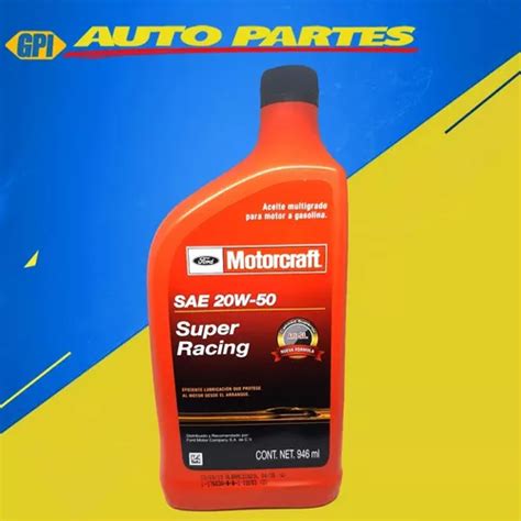 Aceite Motor Mineral Motorcraft Super Racing W Mercadolibre