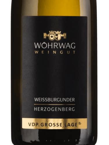 Weingut Wöhrwag Untertürkheimer Herzogenberg Weissburgunder GG Vivino