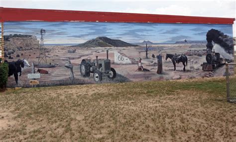 The Two RV Gypsies photographed murals in Tucumcari, New Mexico