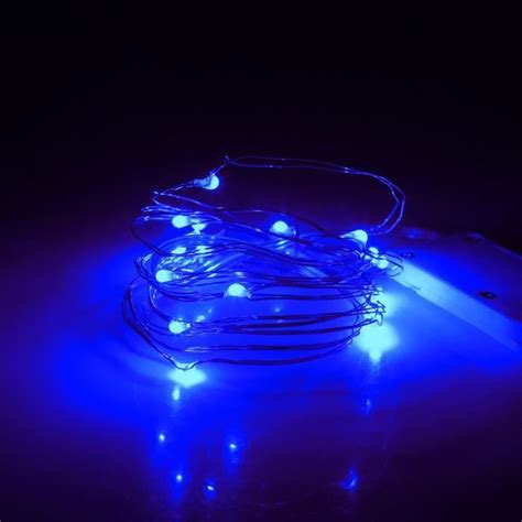 Guirlande Lumineuse Blue M Leds Mini Guirlande Lumineuse Led En Fil