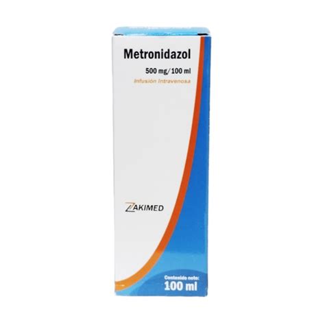 Metronidazol Soluci N Inyectable Mg Ml I V Zakimed Farmadon