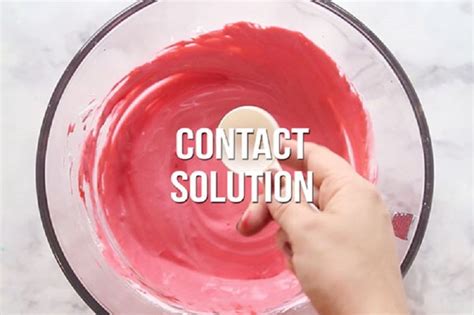 How To Make Slime With Contact Solution How To Make Slime