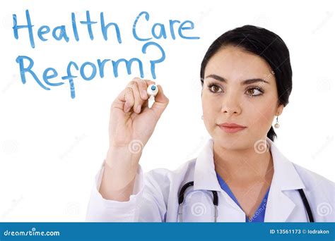 Health Care Reform Stock Image Image Of White Healthcare