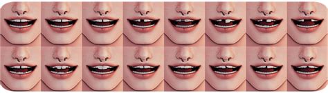 Happy Gappy Teeth Set Yooniesim Gap Teeth Teeth Sims 4