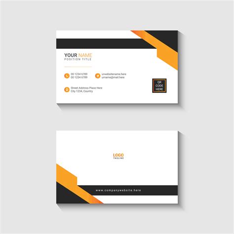 Business card design template 36408828 Vector Art at Vecteezy